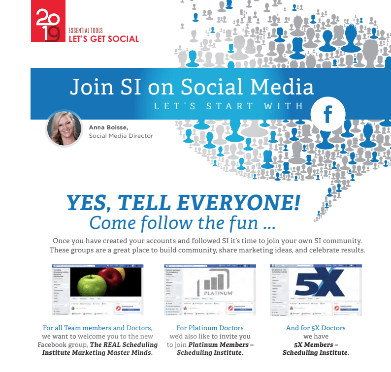 Join SI on Social Media infographic